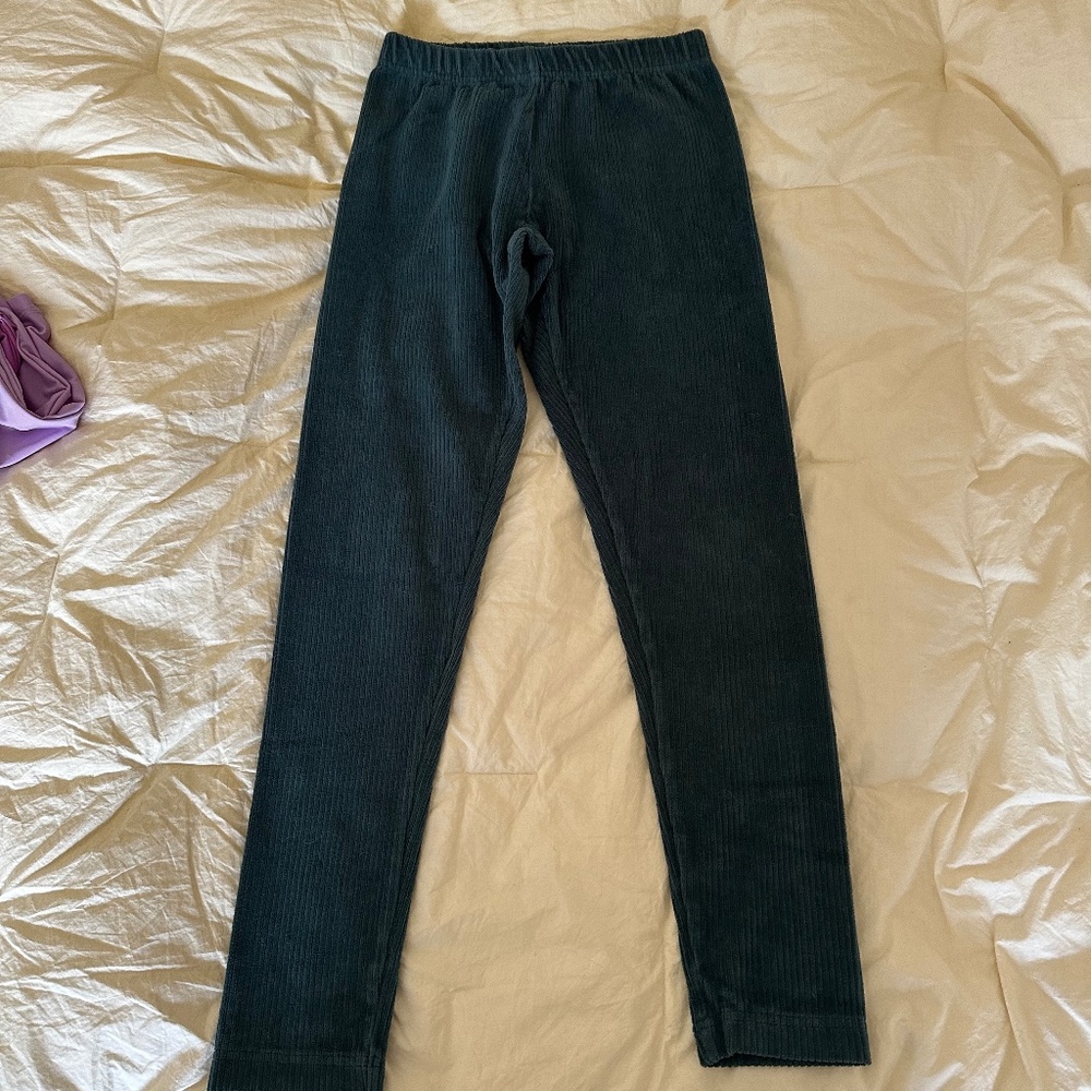 Hanna Andersson Stretch Corduroy Pants  Dark Green Size 12 (150cm)